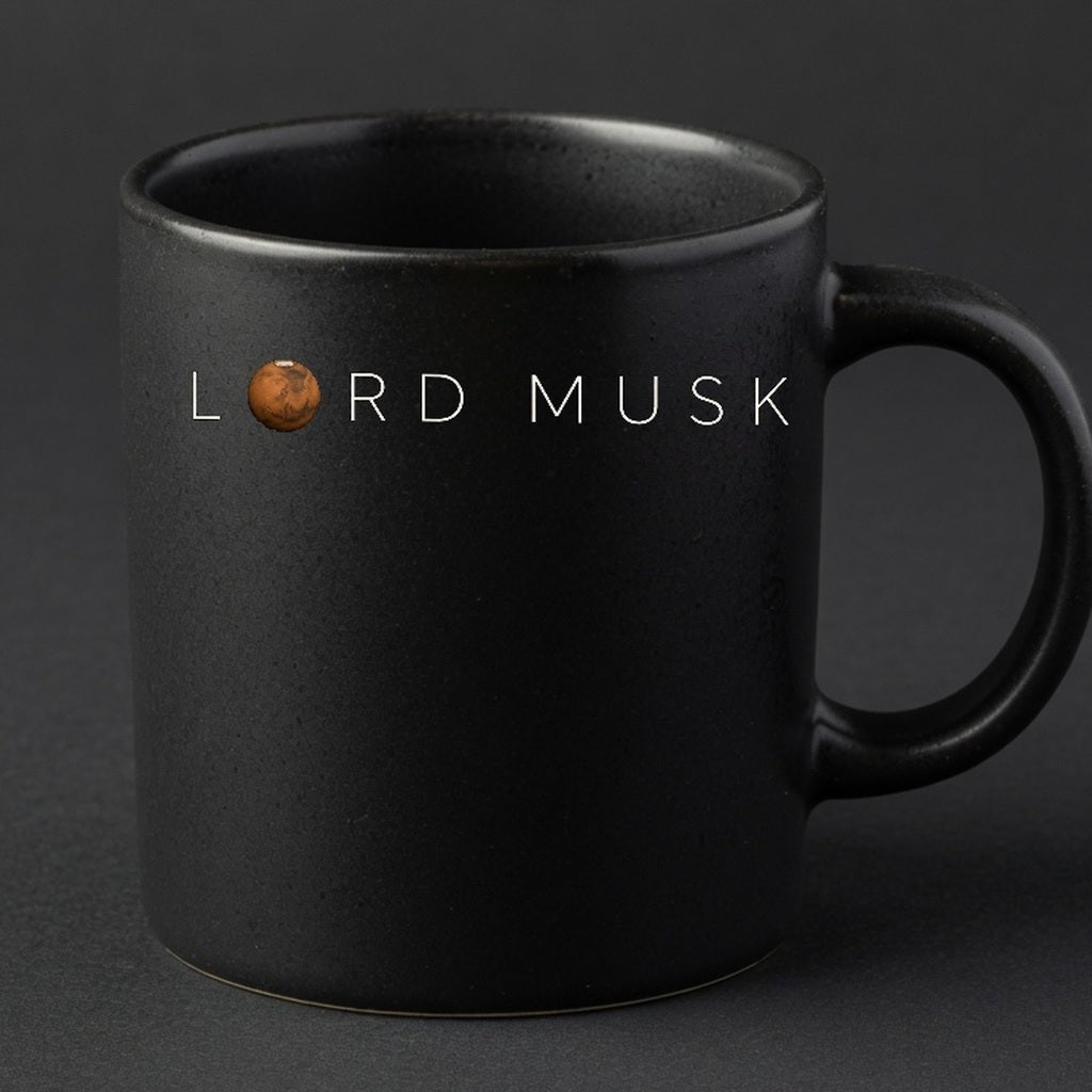 LORD MUSK mug detail