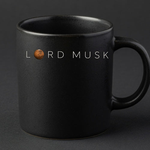 LORD MUSK mug detail